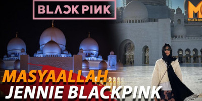 Usai Konser, Jennie BLACKPINK Mampir Masjid Abu Dhabi