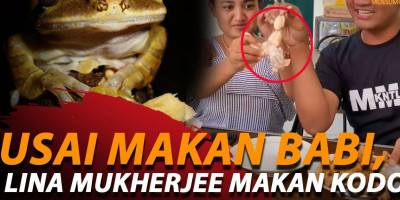 Bukannya Taubat, Lina Mukherjee Malah Makan Kodok