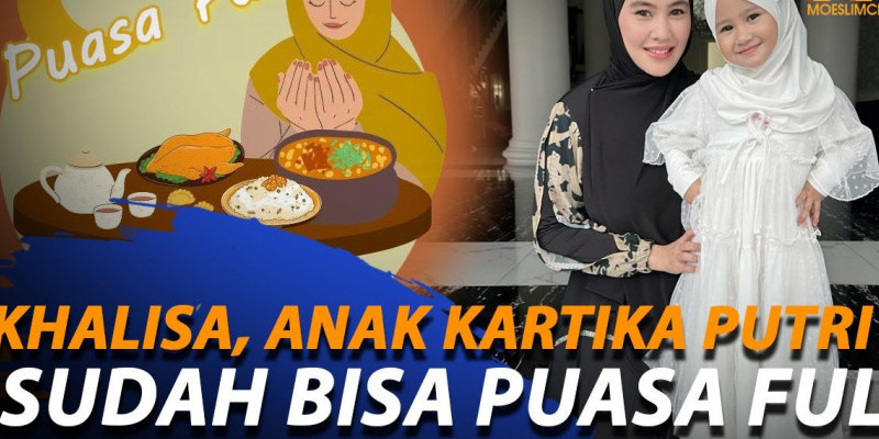 Kartika Putri dan Habib Usman Ajarkan Anak Puasa